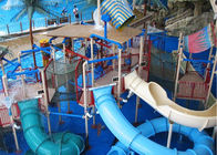 多彩な屋外の水の運動場、ガラス繊維29x27mの子供水スライド